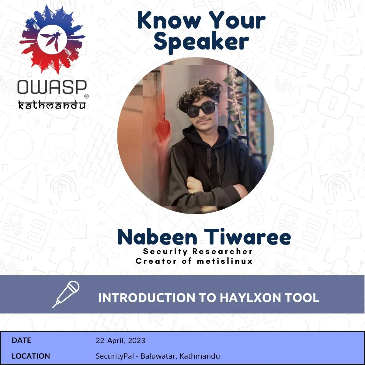 pwnwriter's talk in owasp Kathmandu