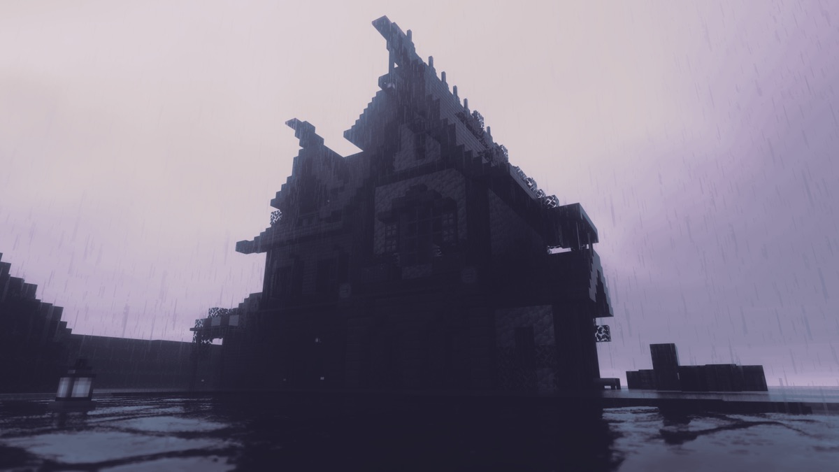 rainy cabin